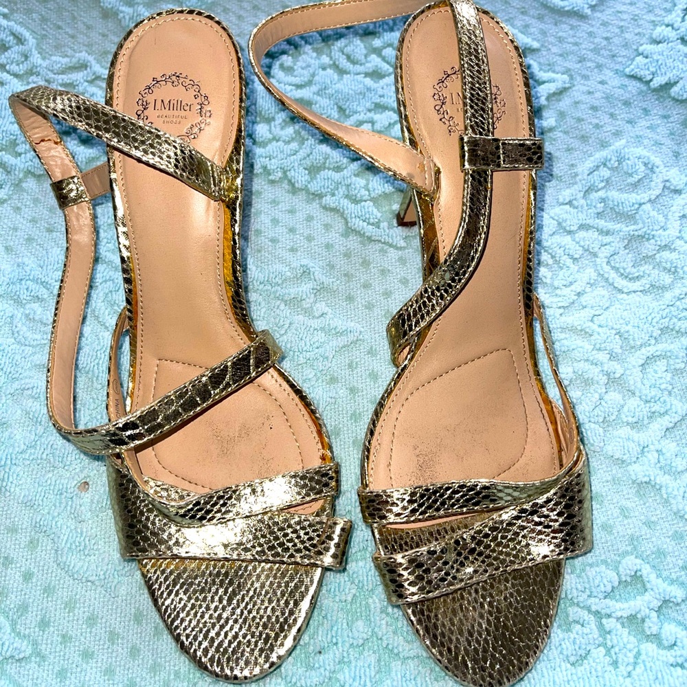 Gold sandals